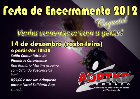 Festa de Encerramento 2012